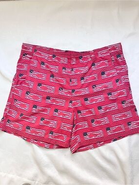 Columbia men’s performance fishing gear USA fish swim shorts M